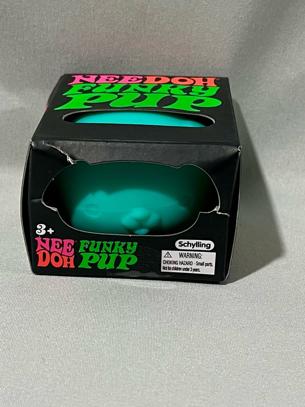 NeeDoh Funky Pup Teal Squeeze Toy - Schylling